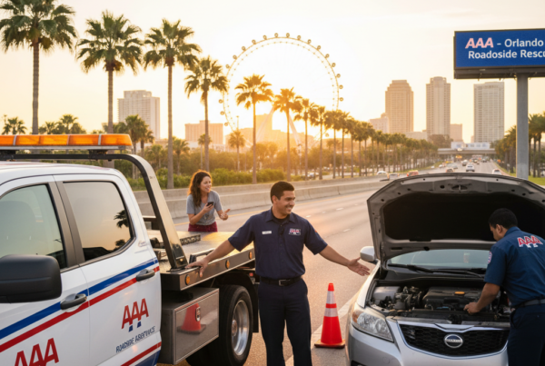 Motor club towing AAA Orlando Florida - professional service